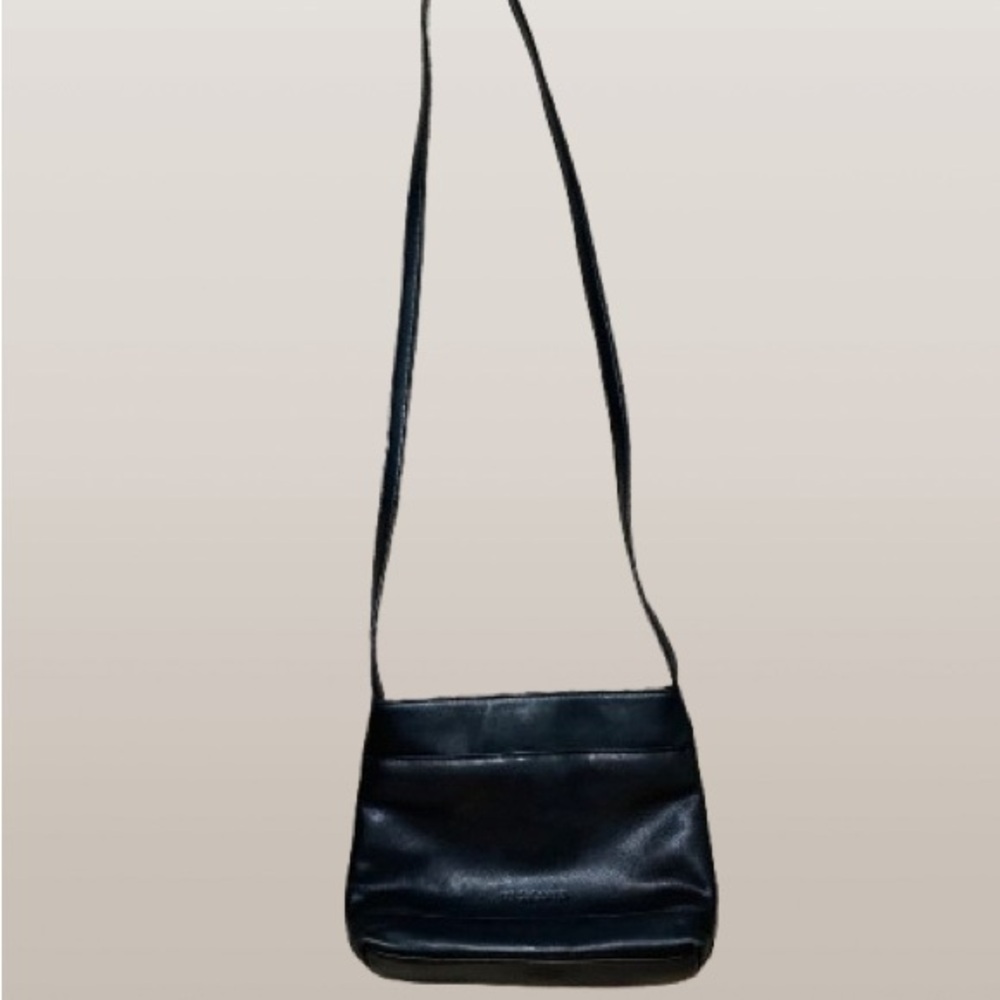 Liz Claiborne black leather Crossbody Bag